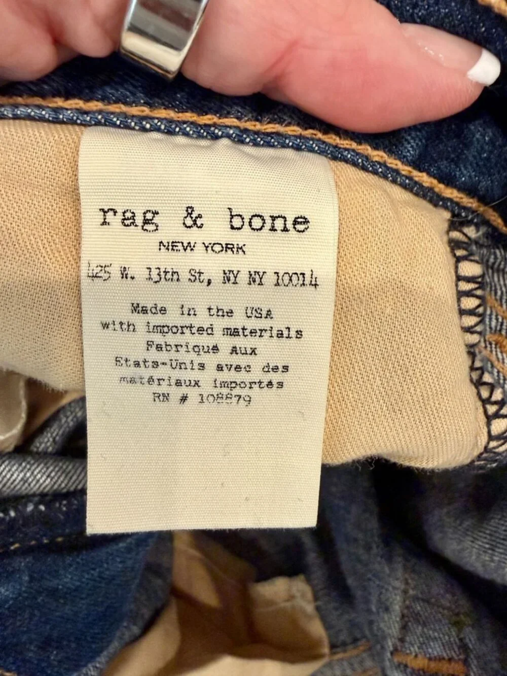 Rag & Bone Jean Shorts in Woodstock - Size 30 - Picture 3 of 7